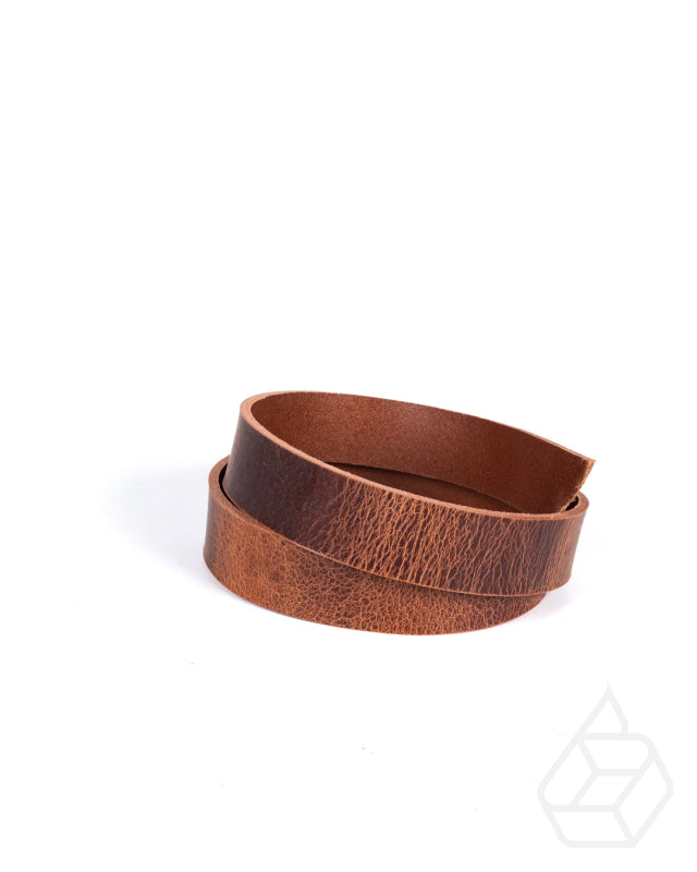 Buffalo Collection Belt Strap | Thick And Firm Buffalo Leather With A Matte Finish Rust / 3.4 - 3.6