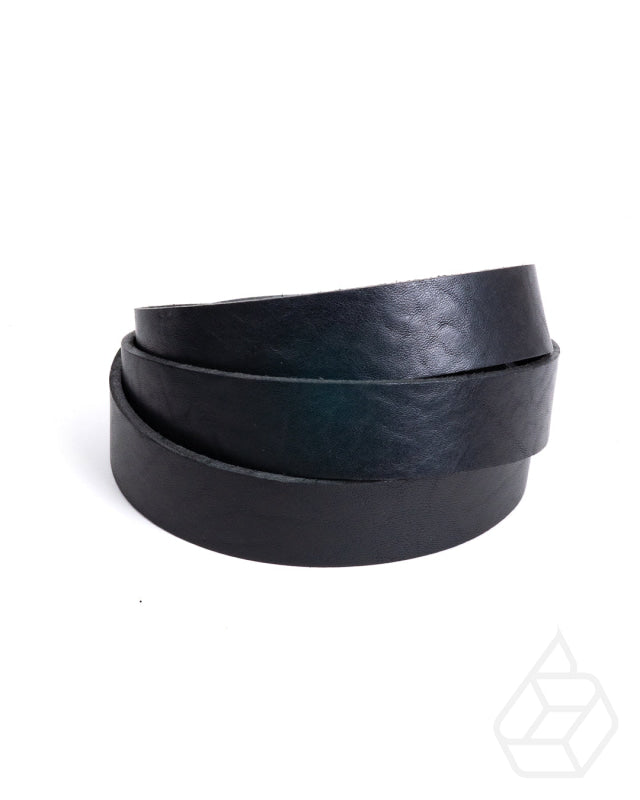 Chicago Collection Belt Strap | Thick And Soft Leather With A Matte Finish Black / 15 Mm Leer