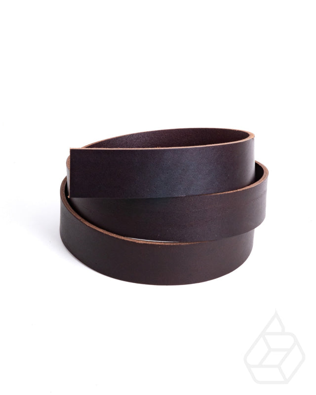 Chicago Collection Belt Strap | Thick And Soft Leather With A Matte Finish Dark Brown / 15 Mm Leer