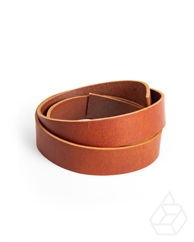 Chicago Collection Belt Strap | Thick And Soft Leather With A Matte Finish Whiskey / 15 Mm Leer