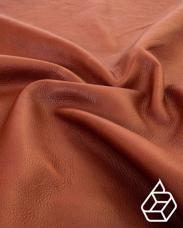 Semi-vegetable tanned cowhide nappa leather - Brown | Geneva Collection