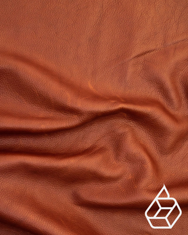 Semi-vegetable tanned cowhide nappa leather - Brown | Geneva Collection