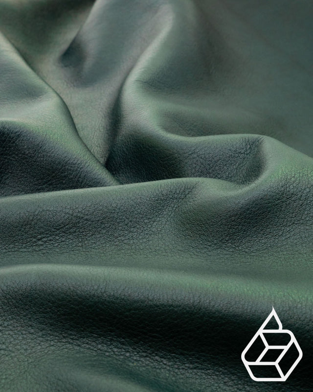 Semi-vegetable tanned cowhide nappa leather - Green | Geneva Collection