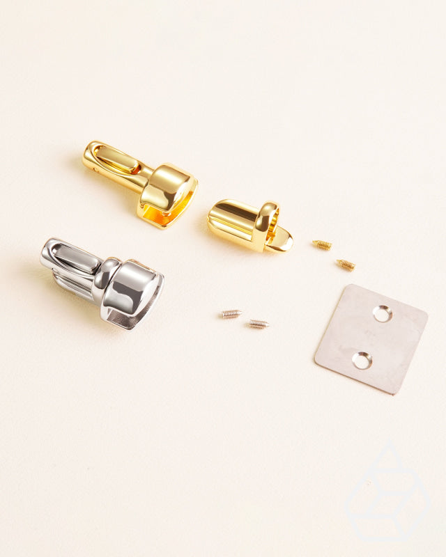 Japanese Latch Tic Tuc Lock | Gold And Silver 20 X 35 Mm Fournituren