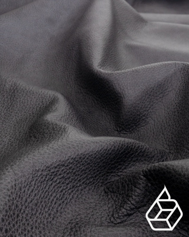 Soft and scratch resistant upholstery leather with a vintage look - Anthracite | Kansas Collection