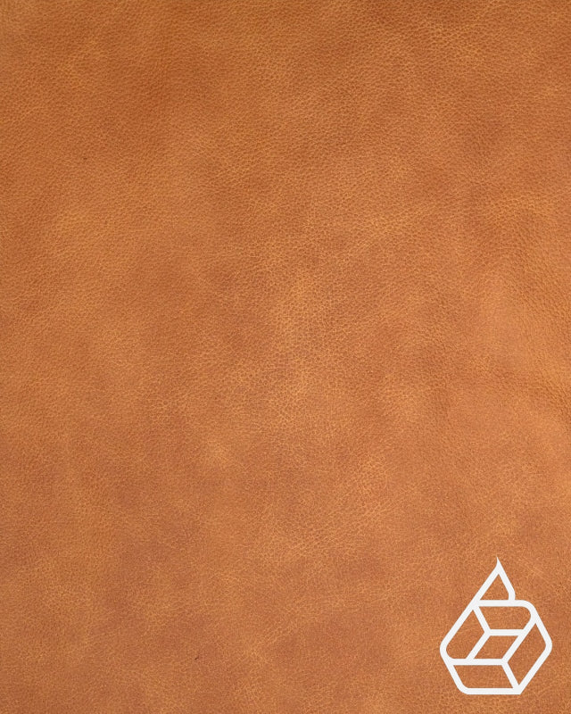 Soft and scratch resistant upholstery leather with a vintage look - Cognac | Kansas Collection