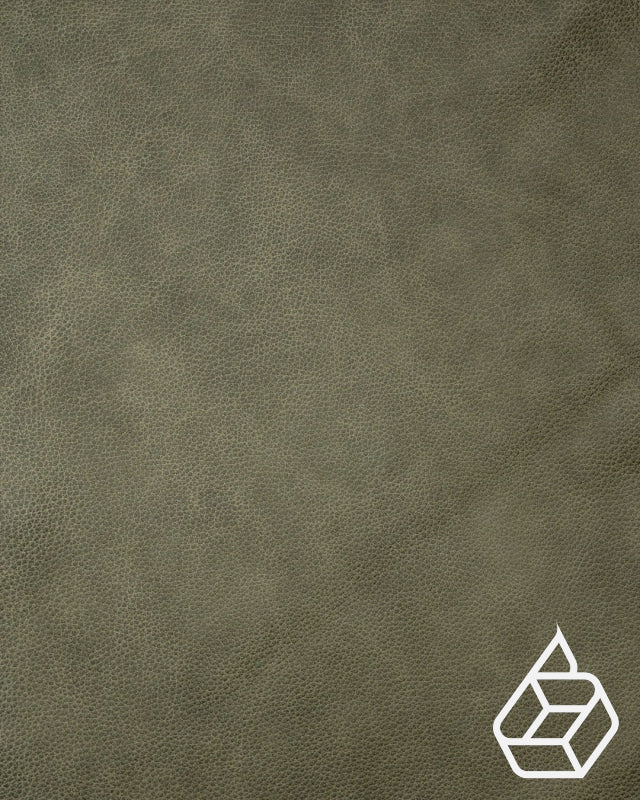 Soft and scratch resistant upholstery leather with a vintage look - Green | Kansas Collection