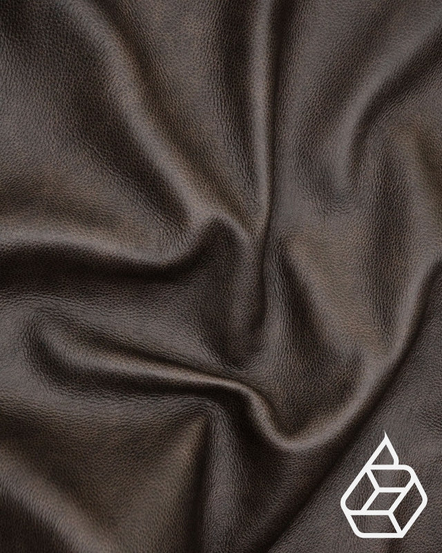 Soft and scratch resistant upholstery leather with a vintage look - Brown | Kansas Collection