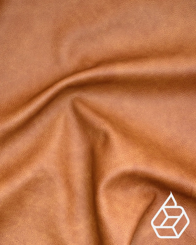 Soft and scratch resistant upholstery leather with a vintage look - Cognac | Kansas Collection