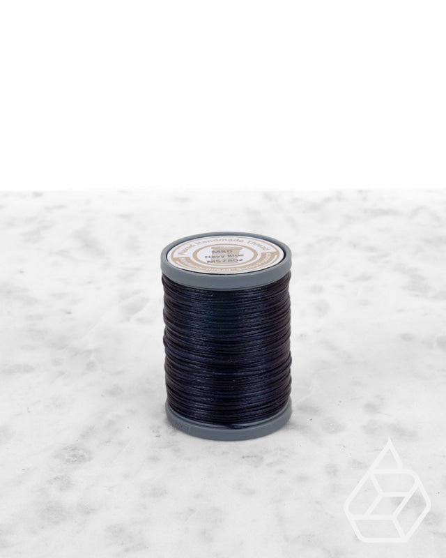 Nanmei Braid Waxed Polyester Thread | M60 (0.65 Mm) Msz802 Navy Blue Supplies