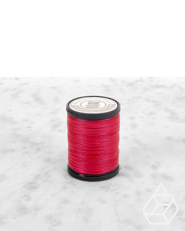 Nanmei Braid Waxed Polyester Thread | M60 (0.65 Mm) Msz803 Rose Red Supplies