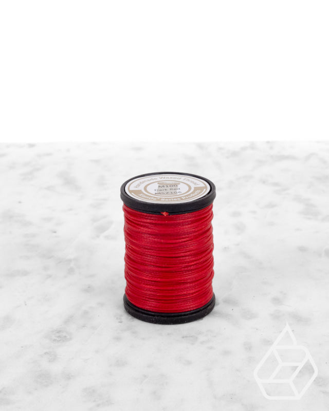 Nanmei Braid Waxed Polyester Thread | M60 (0.65 Mm) Msz806 Dark Red Supplies