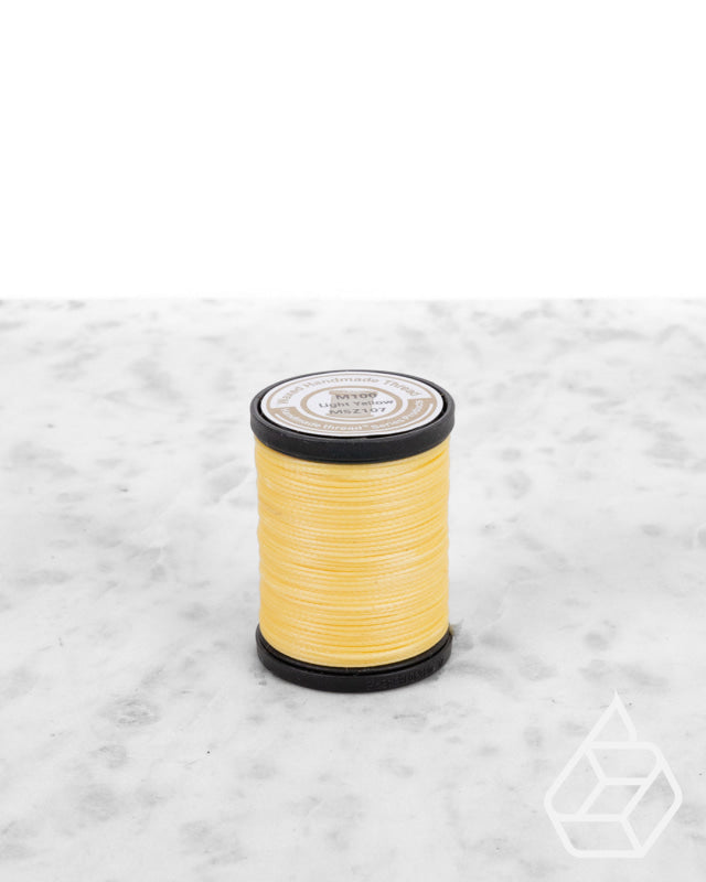 Nanmei Braid Waxed Polyester Thread | M60 (0.65 Mm) Msz807 Light Yellow Supplies