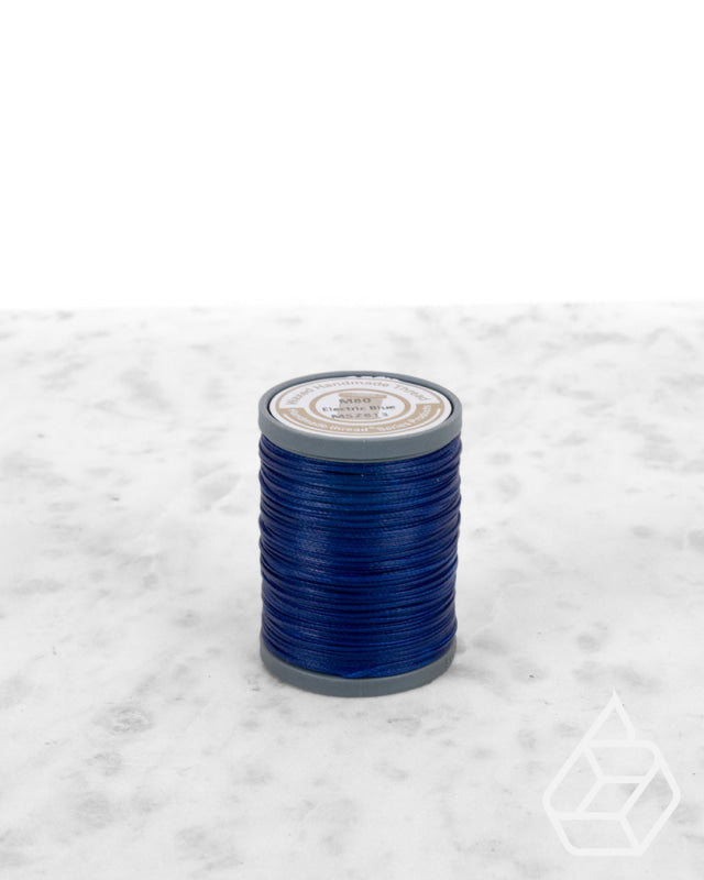 Nanmei Braid Waxed Polyester Thread | M60 (0.65 Mm) Msz813 Electric Blue Supplies