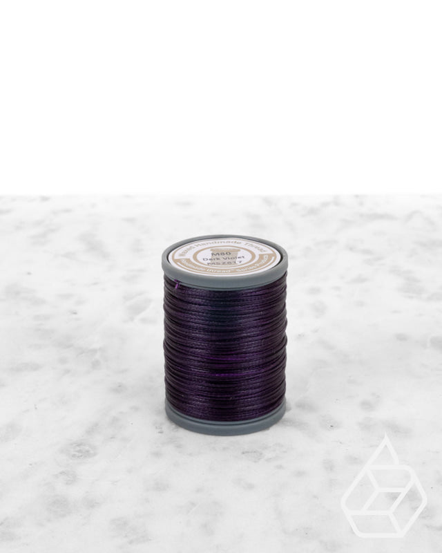 Nanmei Braid Waxed Polyester Thread | M60 (0.65 Mm) Msz817 Dark Violet Supplies