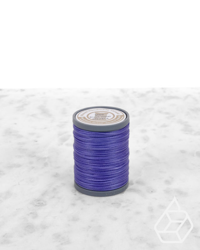 Nanmei Braid Waxed Polyester Thread | M60 (0.65 Mm) Msz818 Bluish Violet Supplies