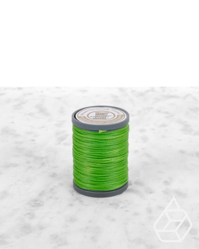 Nanmei Braid Waxed Polyester Thread | M60 (0.65 Mm) Msz821 Apple Green Supplies