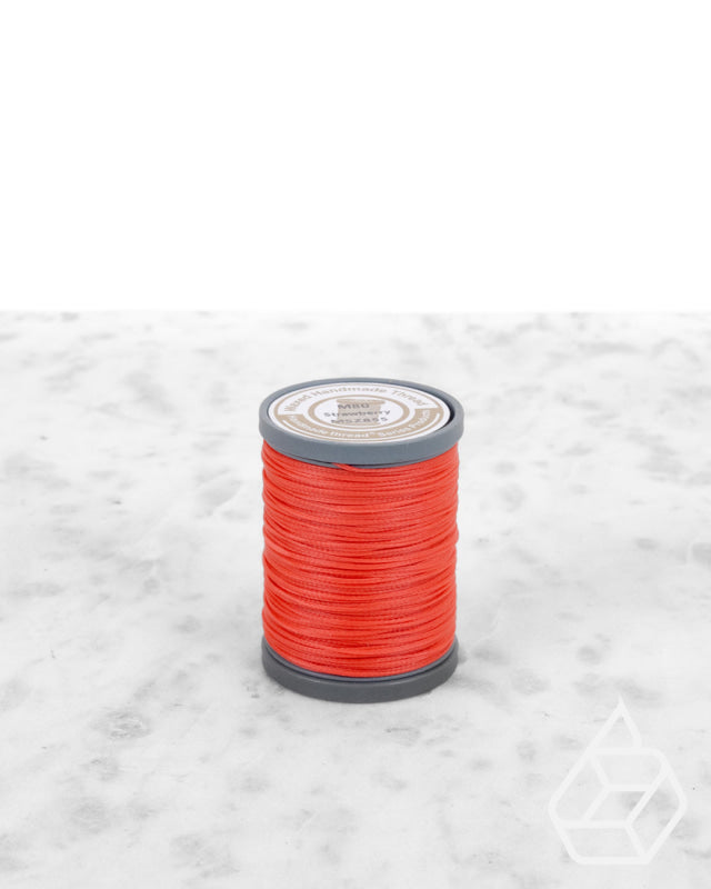 Nanmei Braid Waxed Polyester Thread | M60 (0.65 Mm) Msz825 Blaze Orange Supplies