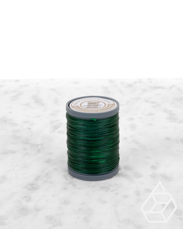 Nanmei Braid Waxed Polyester Thread | M60 (0.65 Mm) Msz826 Deep Green Supplies