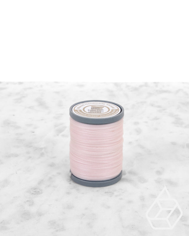 Nanmei Braid Waxed Polyester Thread | M60 (0.65 Mm) Msz830 Baby Pink Supplies