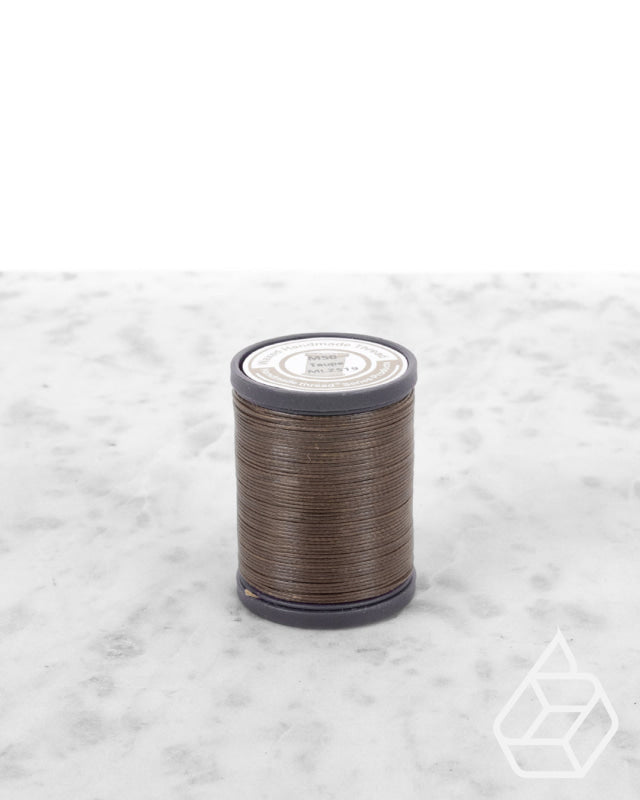 Nanmei Braid Waxed Polyester Thread | M60 (0.65 Mm) Msz834 Taupe Supplies