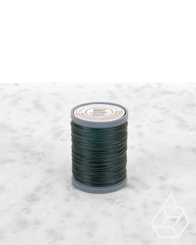 Nanmei Braid Waxed Polyester Thread | M60 (0.65 Mm) Msz835 Dark Green Supplies