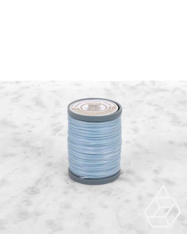 Nanmei Braid Waxed Polyester Thread | M60 (0.65 Mm) Msz838 Light Blue Supplies