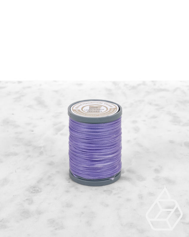 Nanmei Braid Waxed Polyester Thread | M60 (0.65 Mm) Msz839 Light Purple Supplies