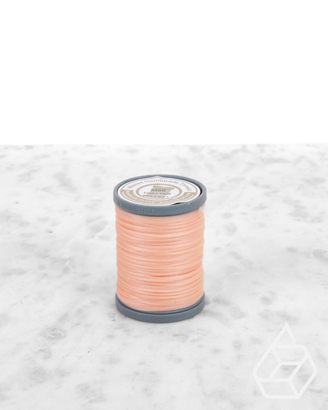 Nanmei Braid Waxed Polyester Thread | M60 (0.65 Mm) Msz841 Light Pink Supplies