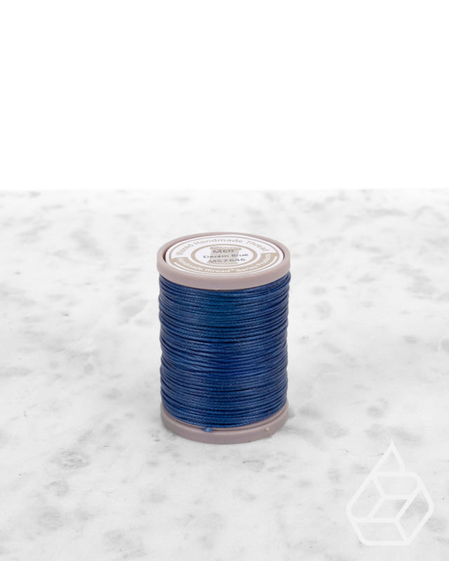 Nanmei Braid Waxed Polyester Thread | M60 (0.65 Mm) Msz846 Denim Blue Supplies