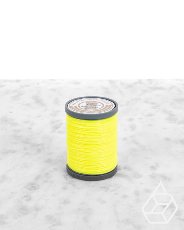 Nanmei Braid Waxed Polyester Thread | M60 (0.65 Mm) Msz849 Neon Yellow Supplies