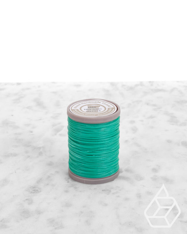 Nanmei Braid Waxed Polyester Thread | M60 (0.65 Mm) Msz858 Mint Green Supplies