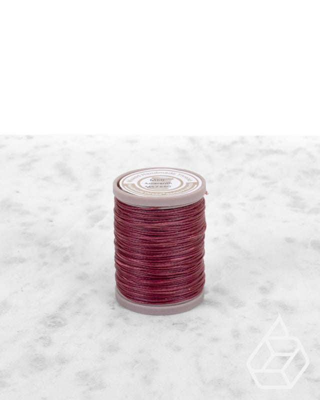 Nanmei Braid Waxed Polyester Thread | M60 (0.65 Mm) Msz860 Amaranth Supplies