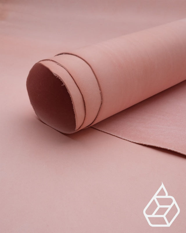 Harness leather - Pink - Semi firm vegetable tanned  | Pecos Raw Tara Collection