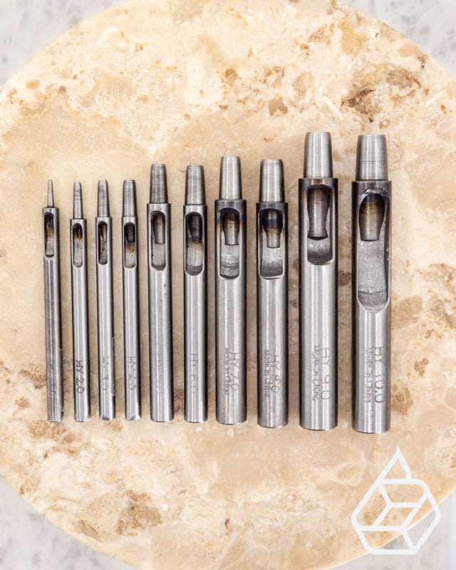 Ronde Basis Holpijpen | 10-Delige Set 1-10 Mm Leertools