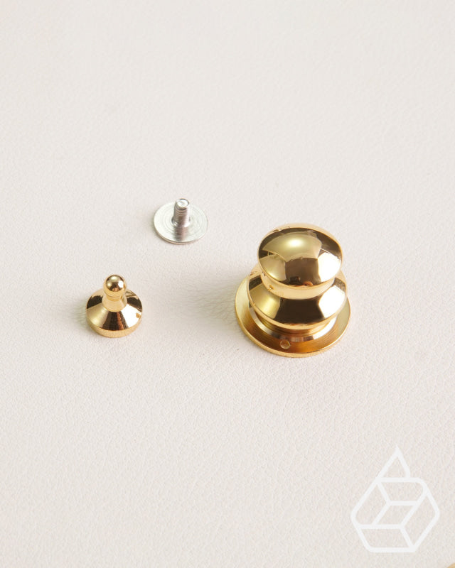 Stainless Steel Cap Spring Lock | Gold And Silver Fournituren