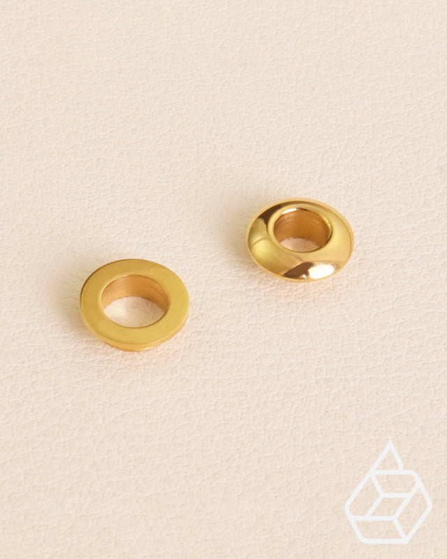 Stainless Steel Eyelet | Gold And Silver 3 Sizes / Inner Size 4.5 Mm Fournituren