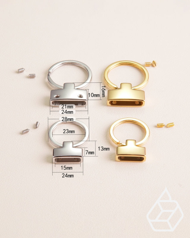 Stainless Steel Key Ring | Gold And Silver Fournituren