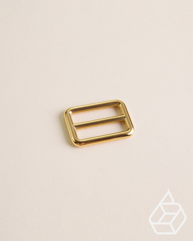 Stainless Steel Rectangular Double Loop Slider | Gold And Silver 4 Inner Sizes Fournituren