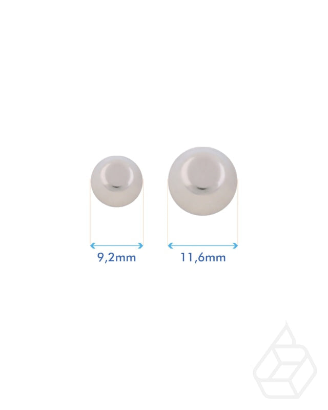 Studs | Zilver 2 Maten (4 Stuks) Fournituren