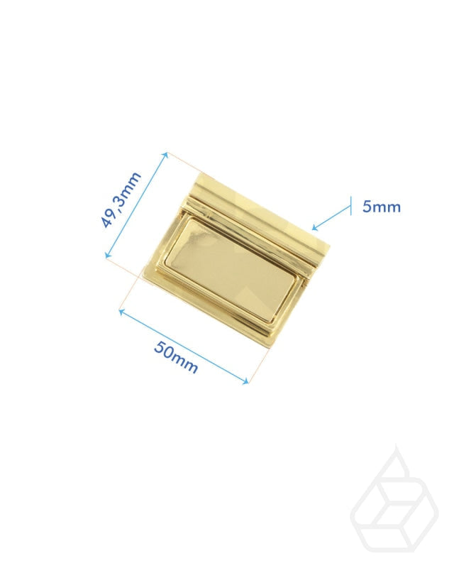 Tic-Tuc Tassluiting | Goud En Zilver 49 3 X 50 Mm Fournituren