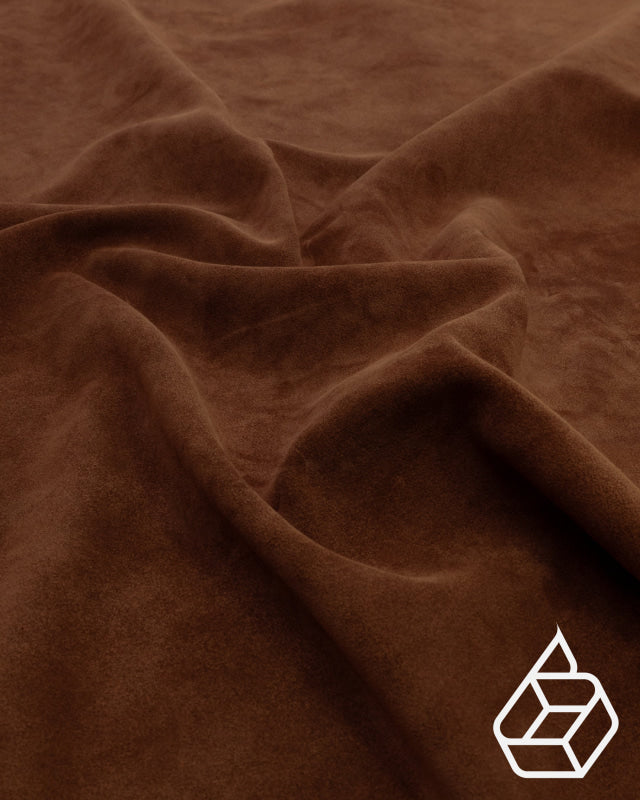 Venice Collection | Calf Suede With Velvety Texture Chestnut / Panel (30 X 40 Cm) Leer