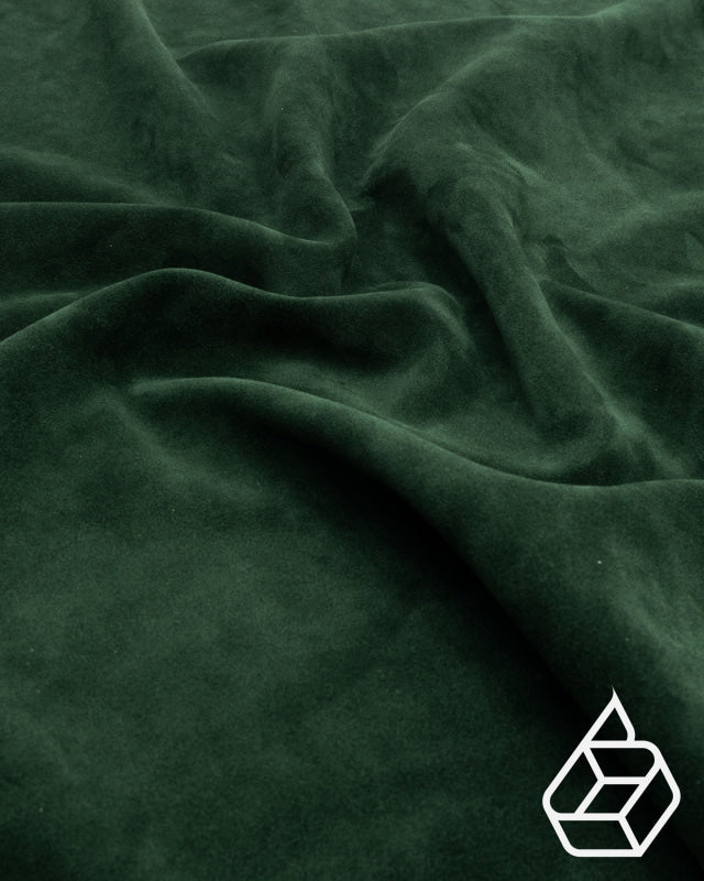 Venice Collection | Calf Suede With Velvety Texture Deep Green / Panel (30 X 40 Cm) Leer