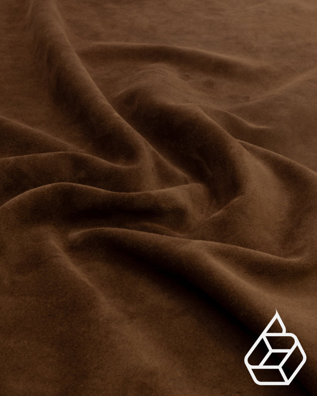 Venice Collection | Calf Suede With Velvety Texture Old Cognac / Panel (30 X 40 Cm) Leer