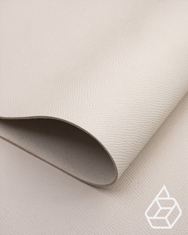 Waprolux Collection | Calfskin leather with Exclusive embossed grain Blanc / Panel (40 x 30 cm) Leer