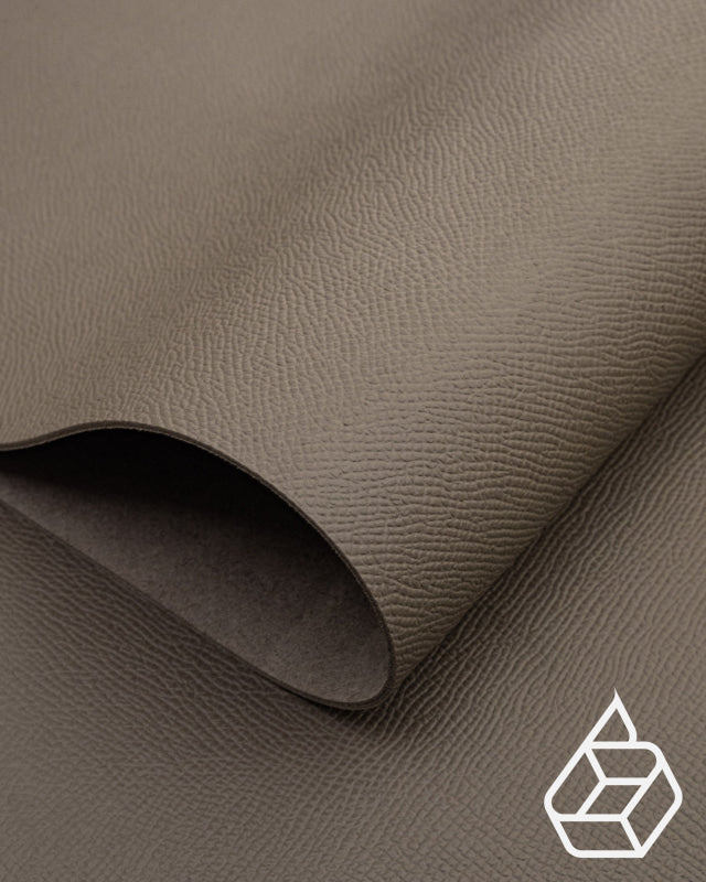 Waprolux Collection | Calfskin leather with Exclusive embossed grain Etoupe / Panel (40 x 30 cm) Leer