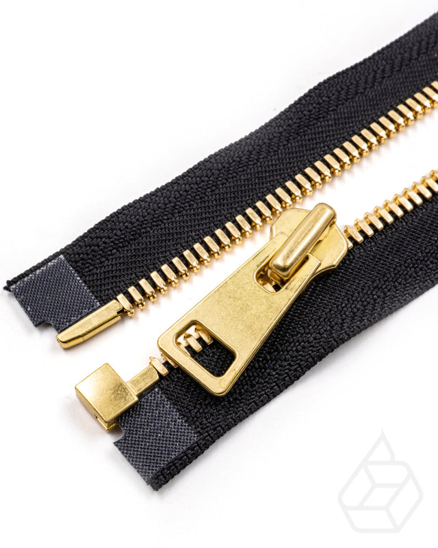 Ykk Excella® | Complete Separating Zipper With Single Slider Gold Size 8 Ritsen