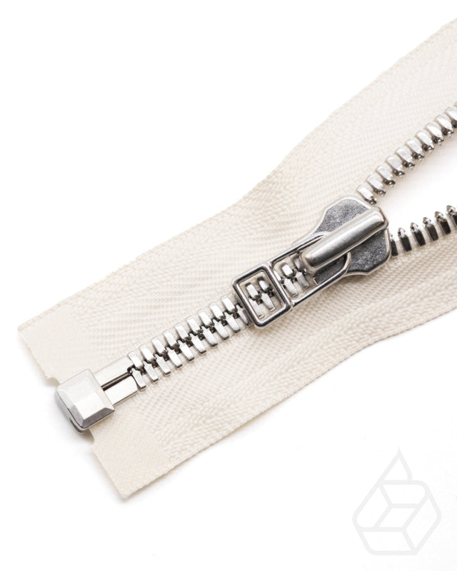 Ykk Excella® | Complete Separating Zipper With Single Slider Silver Size 8 Ritsen