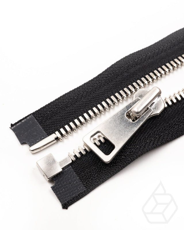 Ykk Excella® | Complete Separating Zipper With Single Slider Silver Size 8 Ritsen