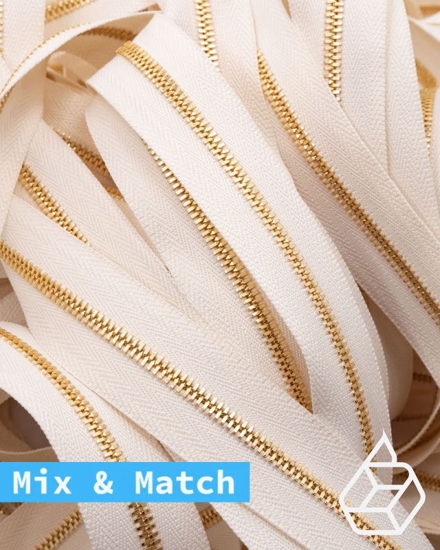 Excella® | Rits Op Maat Goud Maat 3 Ivory 841 Ritsen